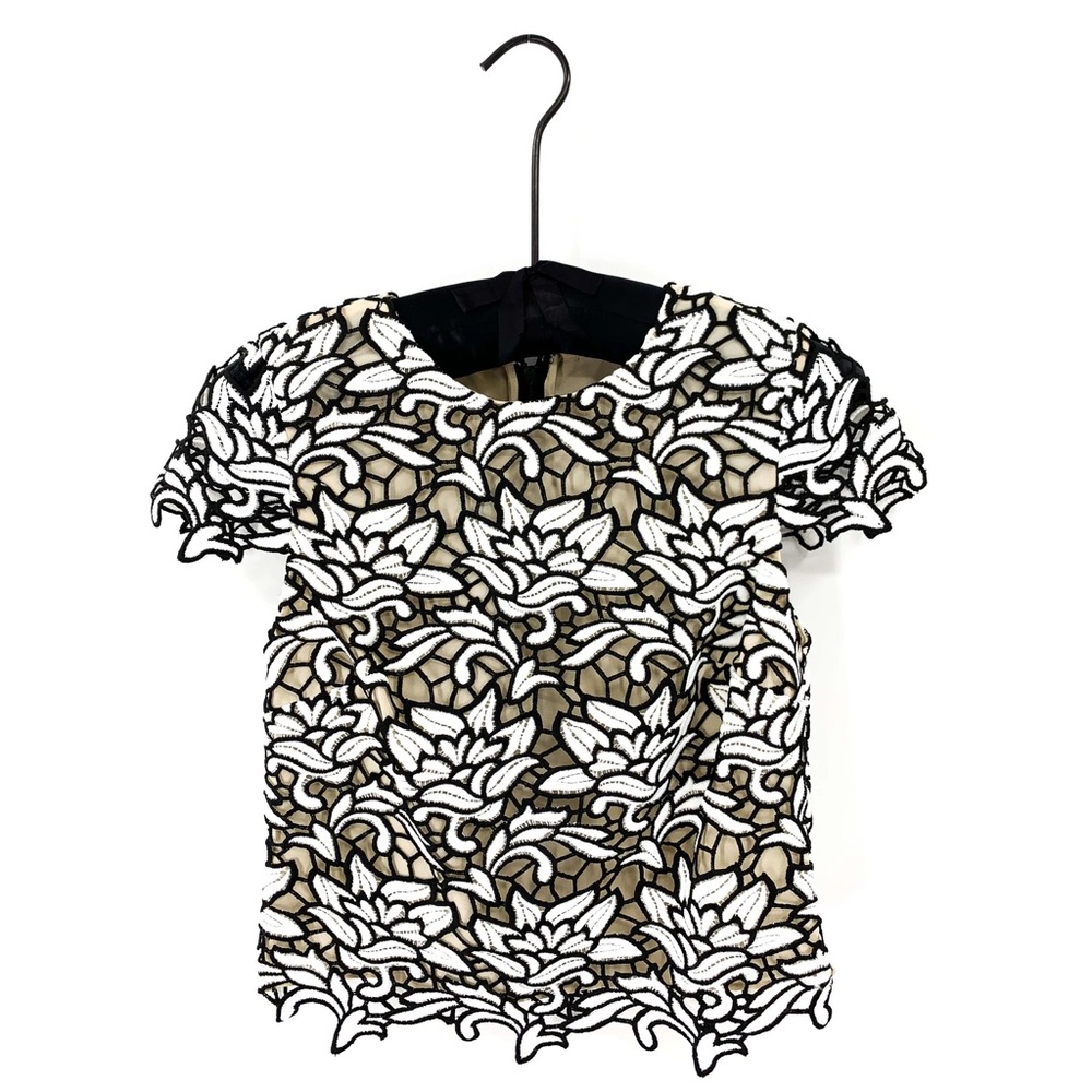 Alice & Olivia Floral Crop Top